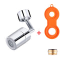 SHAI Universal Splash Faucet Spray Head 720 Grad drehbarer Wasserhahnfilter Wasserperlen-Armaturenbelüfter Küchenarmaturdüse