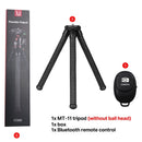 Ulanzi MT-11 Octopus Flexibles Stativ für Telefon SLR DSLR Gopro Kamera Stativ Ausziehbar 1/4'' Schraube mit Kugelkopf Cold Shoe Telefonclip
