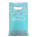 10-50pcs/lot Printing Birthday Party Gift Bag Plastic Children's Candy Gift Box Banquet Popp Pearlescent Packaging