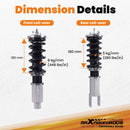 The Ride Height | 24-Way Adjustable Coilover Kit for Honda Civic and Integra