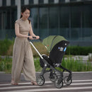 EU-LAGER 4-in-1 Kinderwagen Multifunktionaler Neugeborenenwagen Klappbarer Sitzkorb Leichter Reisekinderwagen Autositz