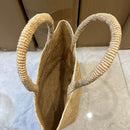 Handgemachte Häkel-Strohtasche Strandtasche Sommer-Raffia-Taschen für Frauen Handtasche Reise Gewebte Eimertasche Designer Umhängetaschen Clutch