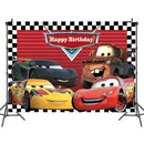 Disney Cars Birthday Party Decorations Lightning Mcqueen Disposable Tableware Set Cups Plates Balloon for Race Party Baby Shower