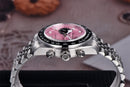 2026New PAGANI DESIGN Quartz Panda Dial Watch Sapphire Luxury Luminous 500 Bezel Men Watch 316L All Steel Japan Movt Chronograph