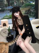 Fashion Simple Casual Long Sleeve Female Jackets Suit Collar Blazers Short Tops 2023 Autumn Korean Chic Elegant Women Coats