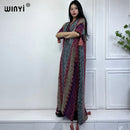 WINYI woman Winter Knitted cardigan coat Loose Christmas Fashion hipster party dress Thick Warm free size Female cloke overcoat