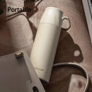Portable Stainless Steel Insulated Bottle with Lid and Handle Mini Insulated Mug thermos Vacuum Bottle for home office student