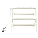Bymaocar Hydroponic Site Grow Kit 36 Holes 4 Tubes Earthless Plant Growing Systems Flow Deep Water Culture Garden with Pump