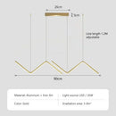 LED Modern Pendant Light Smart Remote Control Adjustable Color Temperature Brightness Restaurant Living Room Bedroom Indoor Lamp