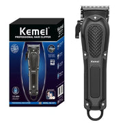 Kemei Barber Blading Haarschneidemaschine Haarschneider Grooming Kabellos Wiederaufladbar Professioneller Rasierer Haarschneidemaschinen KM-1071