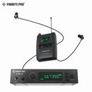 PTM-10 In Ear Monitor Wireless System UHF Stereo Audio Transmitter and Bodypack Receiver 900MHz/500MHz Metal Phenyx pro