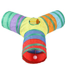 Cats Tunnel Foldable Pet Cat Toys Kitty Pet Training Interactive Fun Toy Tunnel Bored For Puppy Kitten Rabbit Play Tunnel Tube