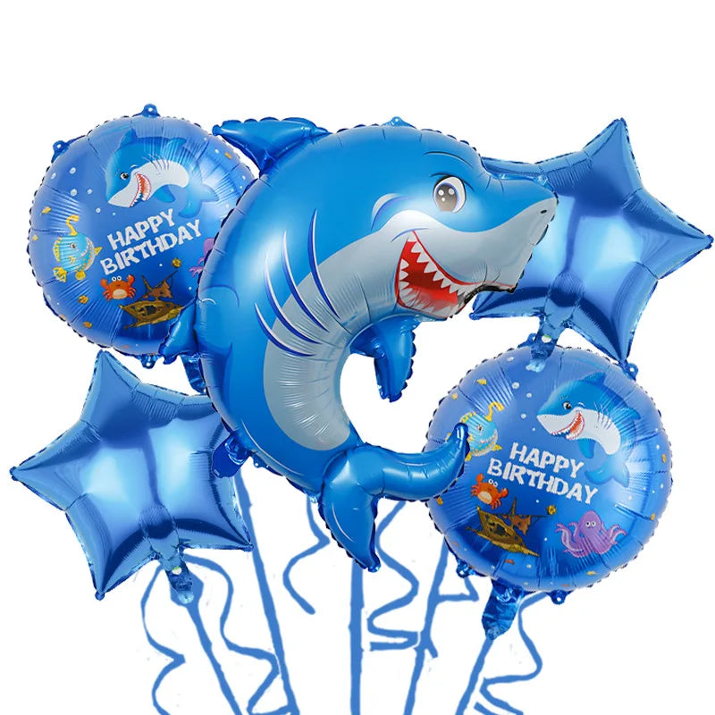 Disney large-size Q version Jellyfish Octopus Hippocampus Ocean Theme Party Decorated with Aluminum film balloon