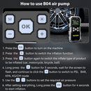 Car Jump Starter With Air Compressor LCD Screen 21800mAh Portable Booster Charger 6000A Powerful Car Battery Starting Devi