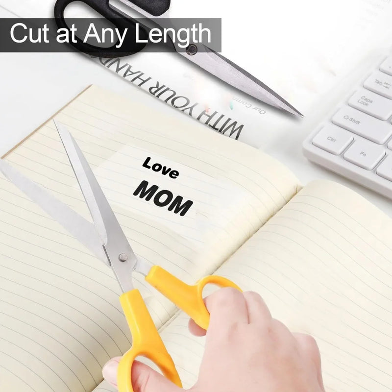 Mini Thermal Transparent Sticky Color On Clear Self-Adhesive Paper 57x25mm Used For Micro Thermal Printer Photo Printing Paper