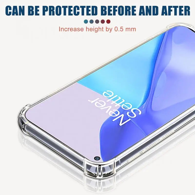 Transparent Shockproof Case For Oneplus 7 8 9 10 Pro 11 Ace Silicone Shell Nord CE 2 Lite 2T N10 N20 N100 N200 N300 Back Cover