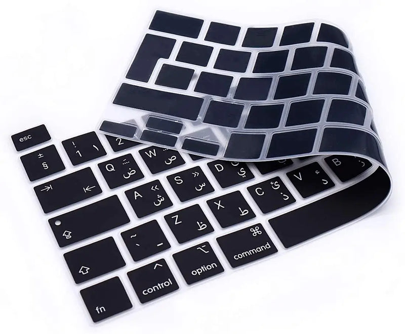 Arabic for MacBook Pro 13 inch 2020 A2289 A2251 A2338 M1 Chip for MacBook Pro 16" 2019 Silicone Keyboard Cover Skin EU Version