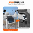 SucceBuy 7-in-1 Wi-Fi Weather Station, 7.5 in Color Display Solar Wireless Outdoor Sensor Alarm Alerts for Temperature Humidity