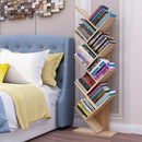 Voltsify  Rustic Standing Tree Bookshelf Wood Display Rack Kids Bookshelf  Bookshelves for Home