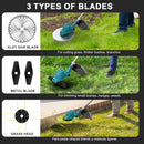 Gisam 10Inch Brushless Electric Lawn Mower 36000RPM Grass Trimmer Length Adjustable Garden Power Tool For Makita 18V Battery Pin