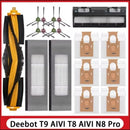 ECOVACS Deebot T8 AIVI T9 AIVI N8 Pro AIVI N9 N10 N10 Plus Zubehör Hauptbürste, Seitenbürste, Filter, Staubbeutel, Hepa-Filter