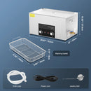 SucceBuy 2/3/6/10/15/30L Ultrasonic Cleaner with Heater Timer for Lab Tools Metal Parts Carburetor Brass Auto Parts Engine Parts