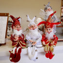 2023 Christmas Decoration 50cm Elf Doll Toy Hanging Standing Decor Navidad Pendant Ornaments For Home New Year Gift For Kids