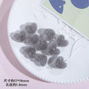 2024 Cute Ins Sugar Heart Beaded DIY Handmade Girl Earrings Jewelry Bead Bracelet Necklace Accessories Materials Gifts Girl