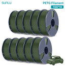 SUNLU 10KG PETG/ABS Filaments 10Rolls 3D Filament 1KG/roll 1.75mm 100% Filament Lines Up Neatly For 3D Printing From EU US