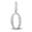 925 Sterling Silver Plated 0-9 Number Dangle Charm Bead Fit Pandora Original Bracelet Necklace DIY Women Jewelry