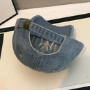 The Indigo Daybreak | Embroidered Washed Denim Baseball Cap
