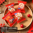 2025 Chinese New Year Snowflake Crispy Packaging 100Pcs 7x10cm Baking Cookie Machine Sealed Candy Bags