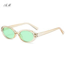 Retro Black Sun Glasses Female Fashion Oval Vintage Sungalsses Women Brand Designer Small Frame Shades Driver Oculos De Sol