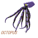 Creative MOC biomimetic animal deep-sea giant octopus model for boys to decompress and assemble building blocks toy
