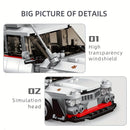 City Technical Super Speed Racing Sports Car Model Building Blocks MOC Mini Movie Vehicle Assembly Bricks Toys For Kids Gifts