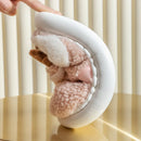 Christmas Home Slippers Soft Thick Sole Women Men Indoor Bedroom Warm Slipper Plush Floor Lovers Winter Fur Platform Slides Gift