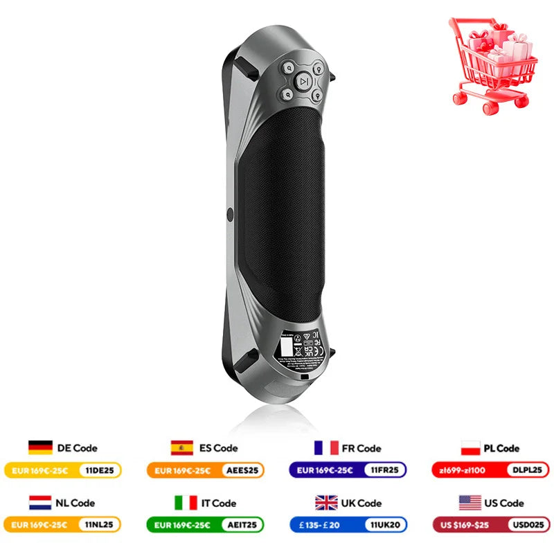 Creality 3D CR-Scan Raptor Multiple-line Blue & NIR Consumer 3D Scanner for 3D Printing Reverse Engineering Handheld 5-2000mm