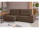 Reclining Retractable Sofa 4 Places Velvet Texas Besthouse