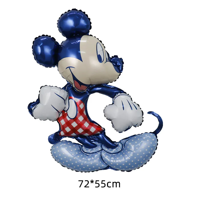 Disney Mickey Minnie Mouse Foil Balloon Baby Shower Birthday Cartoon Mickey Mouse Balloon Party Decoration Air Globos Supplies