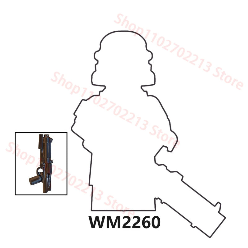 WM6127 WM6128 Building Blocks Soldier Action Figures Educational Mini Toys Christmas Gift For Children WM2258 WM2257 WM2256