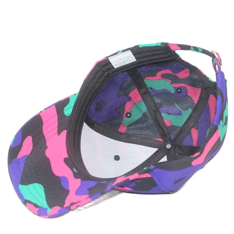 Multi Colored Camo Baseball Cap Fashion Men Hip-hop Cap Women Ladies Summer Hat