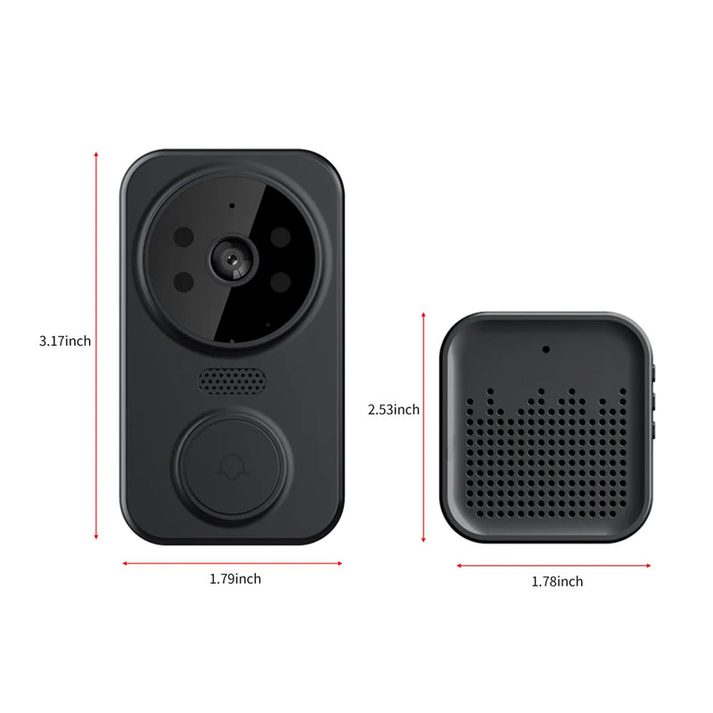 M8 Smart Visual Doorbell Two-way Intercom Infrared Night Vision Remote Monitoring Security System Wifi Video Door Bell