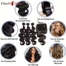 13X6 HD Lace Frontal With Body Wave Human Hair Bundles Human Hair With Closure 100% Raw Human Hair Bundles With 13X4 Frontal