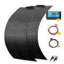 12V Flexible Solar Panel Kit Monocrystalline Solar Cell 50W 100W 120W 240W PV For Home RV & Boat solar power China Drop Shipping