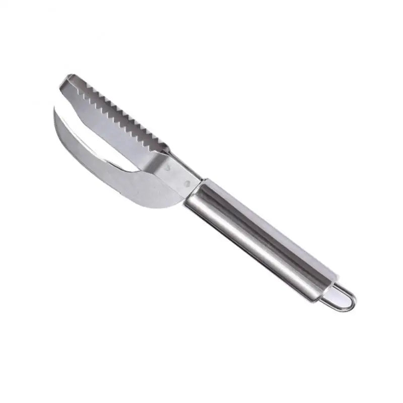 Stainless Steel 3 In 1 Fish Scale Knife Cut/Scrape/Dig Maw Knife Scale Scraper Sawtooth Peelers Scraping Boning Filleting