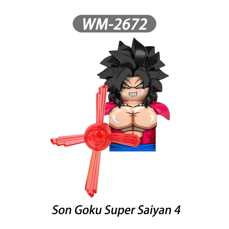 1pcs Anime Broli Buliding Blocks Bricks Cartoon Mini Action Anime Figures Assembl Toys Birthday Gift