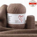 6Set Aurum Cashmere Yarn With Thread Hand Knitting For Cardigans Women Scarf Woolen Yarn 50g+20g Factory Wholesale Free Shipping