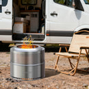 The Ember Vault | 19-Inch Smokeless Stainless Steel Fire Pit