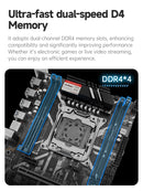 JIESHUO X99-JSD4 Gaming Motherboard LGA2011-3 DDR4 Dual Channel PCIe X16 M.2 SSD Desktop Mainboard with Intel Xeon E5 2680 CPU
