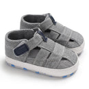 Summer Newborn Baby Fashion Soft Crib Shoes First Walker Anti Slip Sandals Shoes Boy Girl  Prewalker Canvas Casual Shoes 0-18M